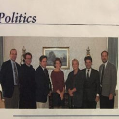1999: Manuel served as Chair of the Department of Politics at Saint Anselm College